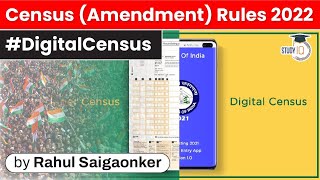 MHA changes census rules to include self enumeration Know facts about census  UPSC [upl. by Jeroma]