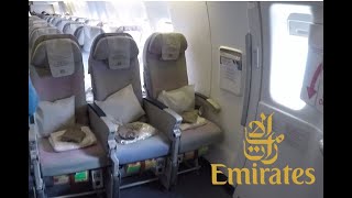 EMIRATES 777300ER ECONOMY CLASS  COLOMBO to DUBAI [upl. by Maro]