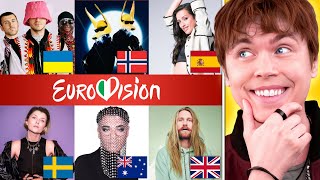 Songwriter Ranks the 2022 Eurovision Songs [upl. by Akcimahs]