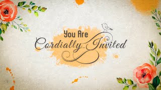 Unique Marriage Invitation  Save the date video  Enna Solla Pogirai BGM  Inspire Studio [upl. by Darce271]