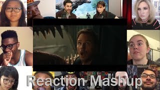 Jurassic World Fallen Kingdom Final Trailer REACTION MASHUP [upl. by Herby]