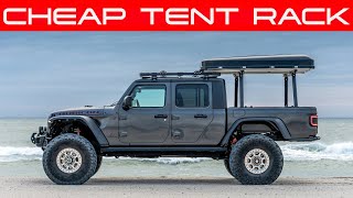 Jeep Gladiator Bed Rack Mount for Roof Top Tent [upl. by Aisatna400]