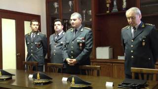 Il Comandante provinciale della GdF col Alfonso Amaturo saluta la Stampa viterbese [upl. by Ellinger407]