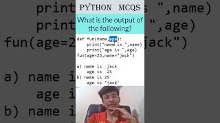 Fast Python MCQ Breakdown  Learn Python Quickly infytqmcq infytq pythonprogramming python [upl. by Kaylil]