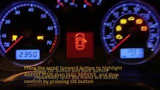 OPEL MERIVA B 2010 06 How to reset service light indicator [upl. by Wylde172]