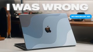 Why the M3 MacBook Air is PERFECT [upl. by Derek]