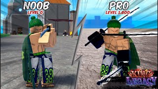 Starting Over as Zoro and Obtaining Authentic Triple Katana V2  Update 453 King Legacy [upl. by Licastro]