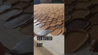 🤎 Satisfying Textured Art 🎨 DIY  shorts texturedart [upl. by Farlie3]