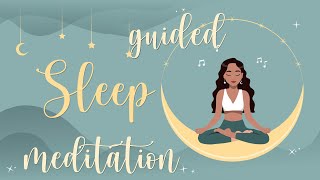 10 Minute Guided Sleep Meditation female voice [upl. by Yrdnal]