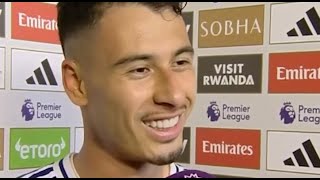 Gabriel Martinelli Post Match Interview Arsenal vs Southampton 31 [upl. by Elmajian]