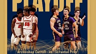 Archbishop Carroll vs Scranton Prep Highlights [upl. by Dyann35]