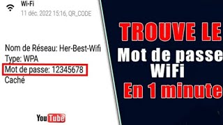 Comment récupérer le mot de passe dun réseau Wifi [upl. by Syxela353]