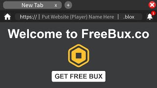 I Made a WEBSITE That Gives You FREE ROBUX [upl. by Ikey]