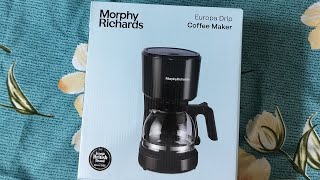 Morphy Richards Europa Drip Coffee Maker [upl. by Nibas183]