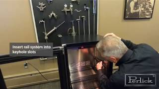 Perlick  How to Adjust Perlick Undercounter Unit Shelving [upl. by Wickman491]