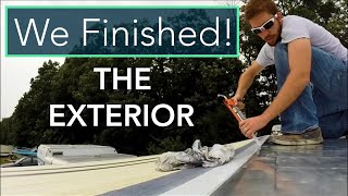 RV Awning Repair  Resealing the Roof with Dicor [upl. by Rexfourd127]