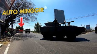 Viralkan Video Singkat Konvoi TNI ini Bikin Bangga [upl. by Ajroj]