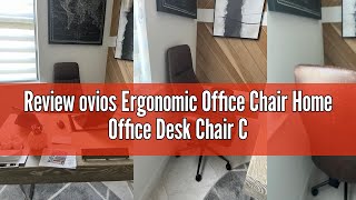 Review ovios Ergonomic Office Chair Home Office Desk Chair Computer Chair with Lumbar Support High B [upl. by Davenport]