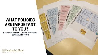 Seaford College  What policies are important to you [upl. by Laamak]