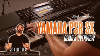 Yamaha PSR SX 920  amp SX 720 Overview amp Demo with Luke Juby [upl. by Aihsiym]