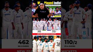 Newzealand Beats india 💔🤯 indvsnz rohitsharma viratkohli testcricket [upl. by Eki]