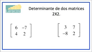 Determinante matriz 2X2 [upl. by Adriano483]