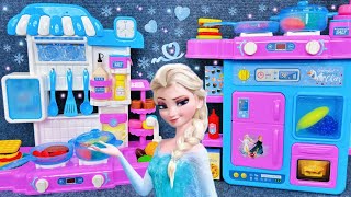 8 Minutes Satisfying with Unboxing Frozen Elsa Kitchen Playset，Disney Toys Series ASMR  Review Toys [upl. by Bixby]