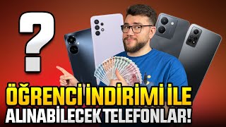 Öğrenci indirimiyle alınabilecek 10 telefon İşte vergi indirimli telefonlar [upl. by Duaner956]