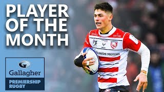 Louis ReesZammit  December Player Of The Month  Gallagher Premiership 20192020 [upl. by Kcirddor]