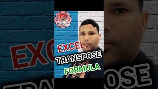 Transpose function Excel explore exceltips transpose shorts short shortvideo reaction real [upl. by Nelda582]