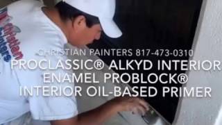 ProClassic® Alkyd Interior Enamel ProBlock® Interior OilBased Primer  SherwinWilliams [upl. by Talbert656]