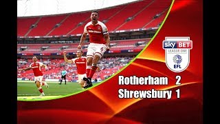 Rotherham United  Shrewsbury Town 21 27052018 Highlights League One Playoff Final [upl. by Streetman]