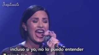 Demi Lovato  Stone Cold LIVE Sub Español [upl. by Canice]