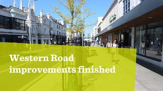 Western Road improvements finished [upl. by Elin]