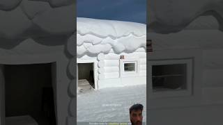 Snow ❄ house 🏠 experiment sintokifacts7777 [upl. by Welcher]