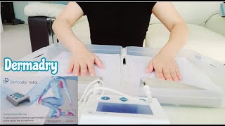 Dermadry Iontophoresis Machine  How to Treat Sweaty Hands  Hyperhidrosis at Home Day 01 [upl. by Ahsienauq603]