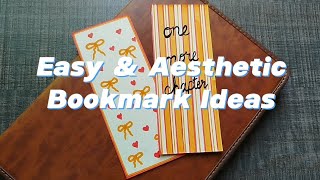 DIY Bookmarks  Easy and aesthetic handmade bookmark ideas [upl. by Ylebmik]