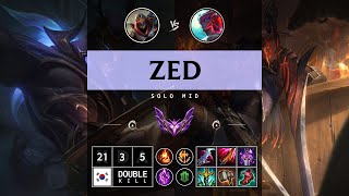 Zed Mid vs Yone  KR Master Patch 1412 [upl. by Bartholemy]