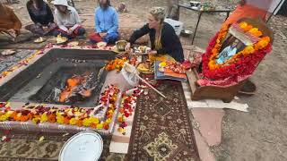 Full Moon Fire Ceremony at the Haidakhandi Universal Ashram [upl. by Minoru]