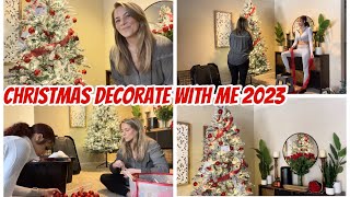 CHRISTMAS DECORATE WITH ME 2023  MOTHER DAUGHTER DUO [upl. by Atiuqahc]