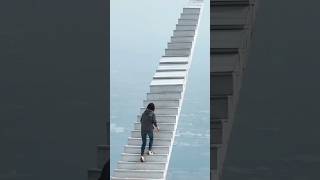 Stairs to heaven in China Most dangerous stairsshorts viralshorts youtubeshorts dangerous [upl. by Kinzer653]