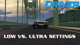 DRIVER 1999 PC  LOW vs ULTRA Settings Newcastle showcase [upl. by Darrel823]