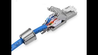 Toolless RJ45 Connector [upl. by Nolyk]