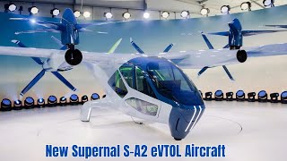 Sound Level During Flight 45 dB Top Speed ​​120 Miles  New Supernal SA2 eVTOL Aircraft [upl. by Terbecki]