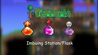 Estación de Imbuición y los Frascos  Tutorial Terraria 12 en español [upl. by Leunamme346]