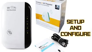 Wifi Repeater 300Mbps Wireless Network Signal Extender Configure amp Setup  Unboxing [upl. by Llij]