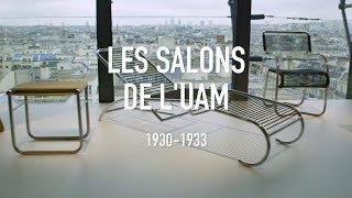 Les salons de lUAM  Exposition UAM  Centre Pompidou [upl. by Ecnadnac]