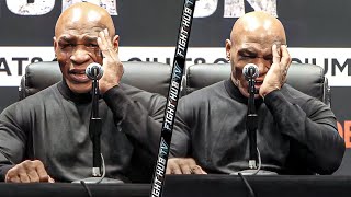 Mike Tyson TEARED UP After LOSS To Jake Paul In Post Fight Interview [upl. by Hallam]