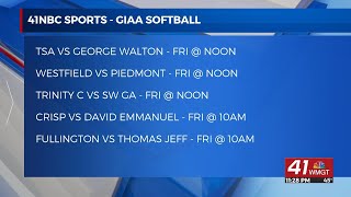 GIAA Highschool Girls Softball Schedule amp Scores [upl. by Nnyloj454]