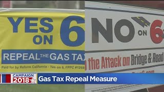 Prop 6 Gas Tax Repeal Supporters Say They Don’t Want To Stop Road Projects [upl. by Parke]